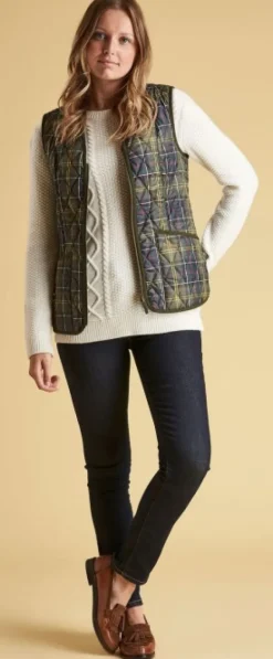 Barbour Liivit^Tartan Betty Liner naisten tikkiliivi, Classic Tartan