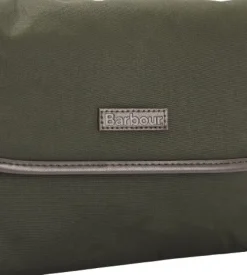 Barbour Tartan Hang Washbag toilettilaukku, Olive| Toilettilaukut