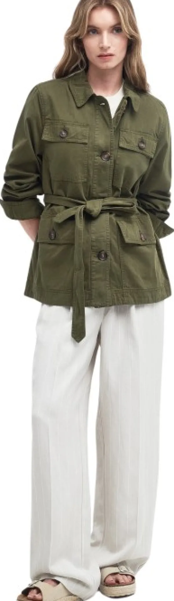 Barbour Tilly Casual naisten takki, Olive| Ulkoilutakit