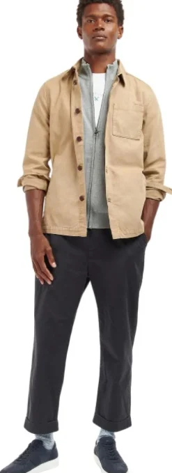 Barbour Flanelli- Ja Kauluspaidat^Washed Overshirt paita, vaaleanruskea