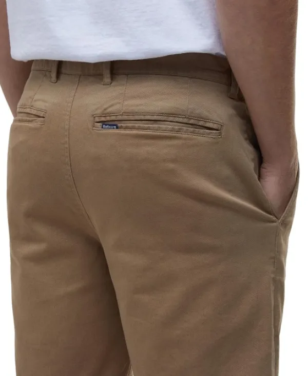 Barbour Washed Twill Chino Short shortsit, Stone| Shortsit