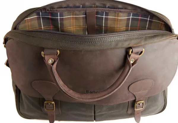 Barbour Olkalaukut^Wax Leather Briefcase laukku, Olive