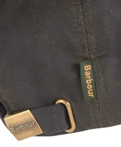 Barbour Wax Sports -lippis, oliivinvihreä| Päähineet, huivit ja kaulurit/Lippikset