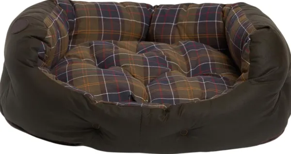 Barbour Koiranpedit^Wax/Cotton Dog Bed 30'' Classic/Olive