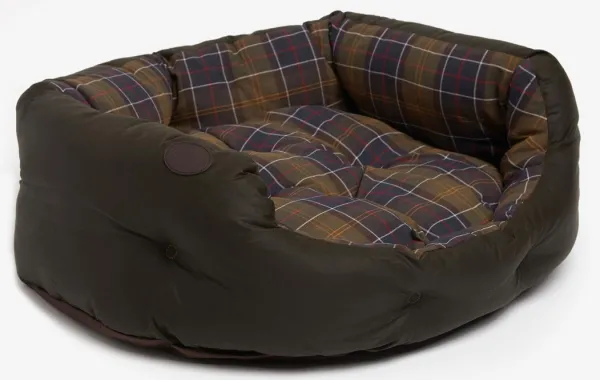 Barbour Koiranpedit^Wax/Cotton Dog Bed 30'' Classic/Olive