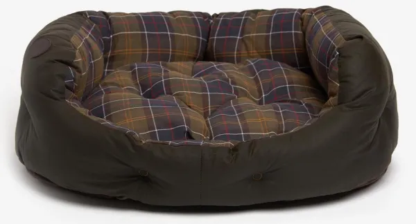 Barbour Koiranpedit^Wax/Cotton Dog Bed 30'' Classic/Olive
