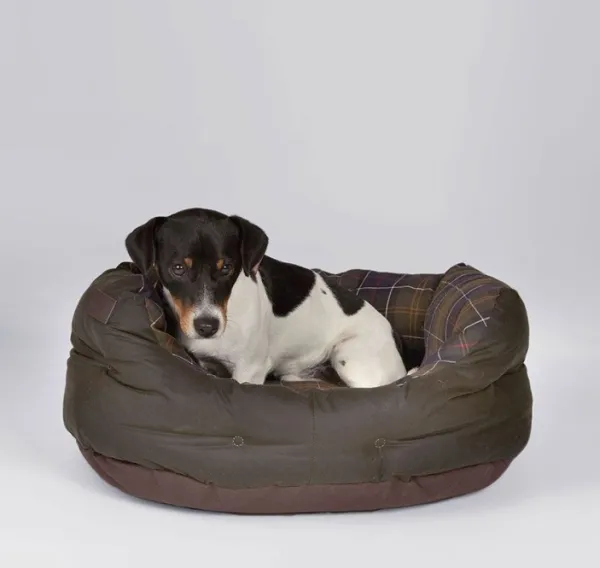Barbour Koiranpedit^Wax/Cotton Dog Bed 24'' Classic/Olive