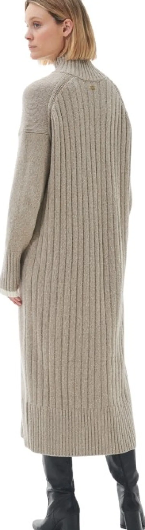 Barbour Winona Midi Knit Dress mekko, harmaanbeige| Tunikat, Mekot Ja Hameet