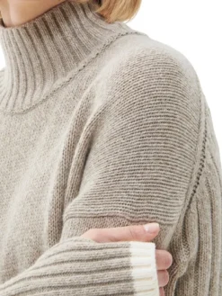 Barbour Winona Midi Knit Dress mekko, harmaanbeige| Tunikat, Mekot Ja Hameet