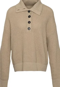 Barbour Pitkähihaiset Paidat^Woodside Knit naisten pusero, Oatmeal/Hessian Tart