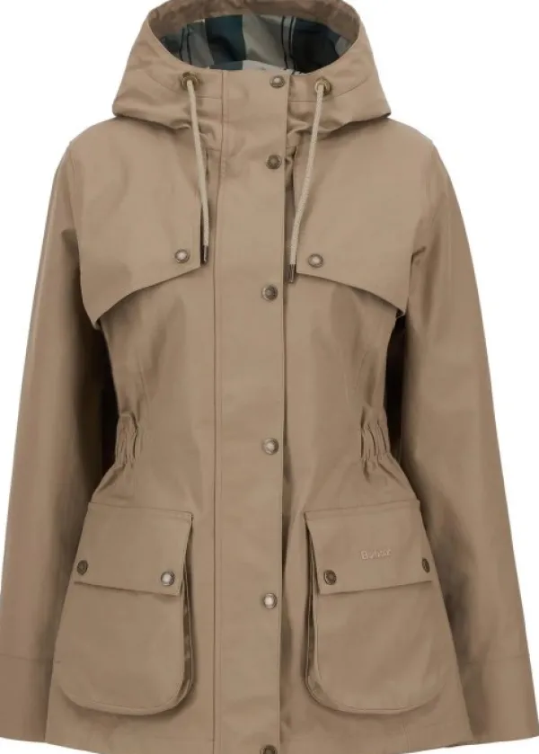 Barbour Kuori- Ja Sadetakit^W's Dallas Waterproof Jacket Military Brown