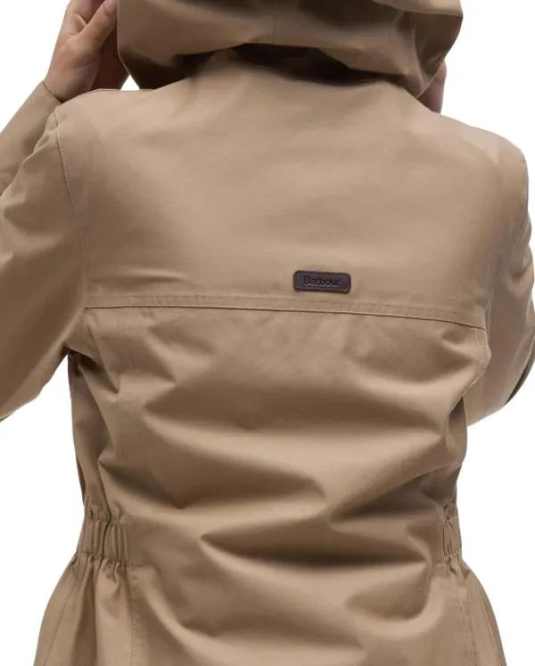 Barbour Kuori- Ja Sadetakit^W's Dallas Waterproof Jacket Military Brown