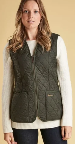 Barbour W's Fleece Betty Liner Dk Olive| Liivit