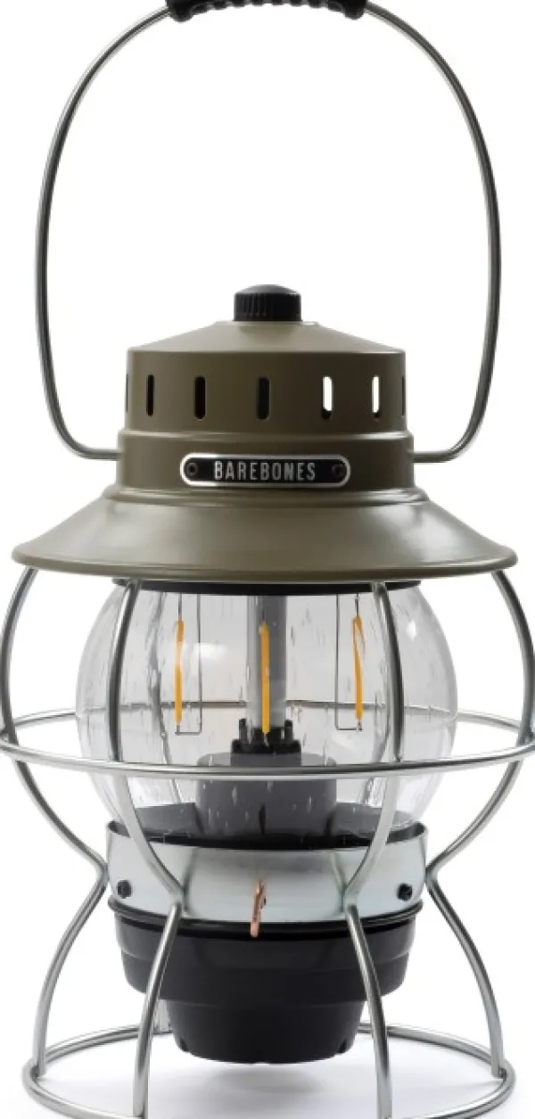 Barebones Muut Valaisimet^Railroad Lantern LED-lyhty, oliivinvihreä