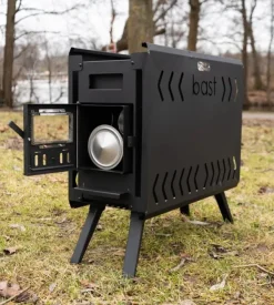 Bast Sauna Teltat/Telttatarvikkeet^Björk Premium Bastutält & Kamin 8-10 p