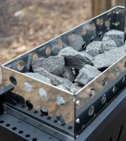 Bast Sauna Teltat/Telttatarvikkeet^Björk Premium Bastutält & Kamin 8-10 p