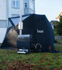 Bast Sauna Näver Delux Bastutält & Kamin 4-6 p| Teltat/Telttatarvikkeet