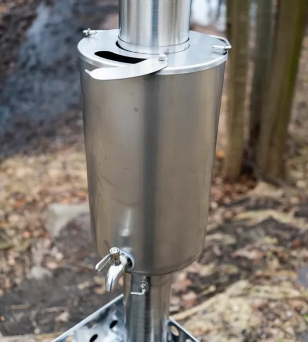 Bast Sauna Teltat/Telttatarvikkeet^Näver Plus Bastutält & Kamin 4-6 p