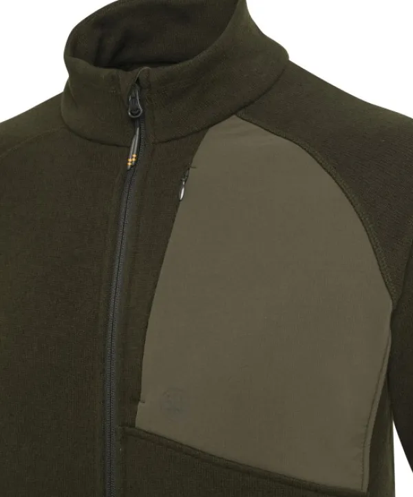 Beretta Abisko Full Zip Fleece fleecetakki, Green Moss| Metsästysliivit/Fleeceliivit