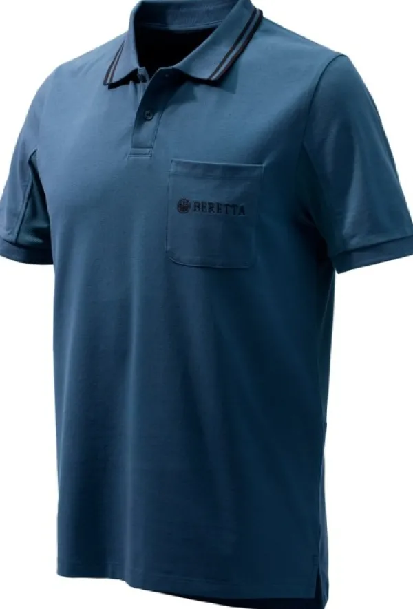 Beretta Airmesh Polo SS pikeepaita, sininen| Metsästysliivit/Fleeceliivit