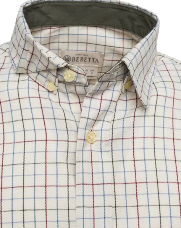 Beretta Metsästyspaidat^Charlow LS Shirt paita, White & Green Check