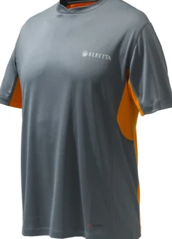 Beretta Flash Tech t-paita, harmaa/oranssi| Metsästysliivit/Fleeceliivit