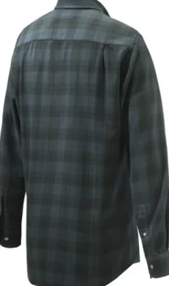 Beretta Wood Flannel Button Down Shirt kauluspaita, Beige & Green Overdyed Bark| Metsästyspaidat