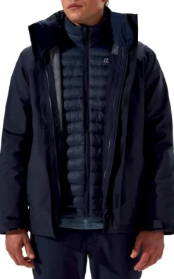 Berghaus Hillwalker 2.0 Hl 3In1 kuoritakki, musta| Kuori- Ja Sadetakit