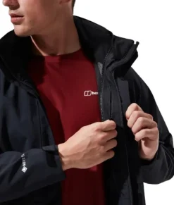 Berghaus Hillwalker InterActive kuoritakki, musta| Kuori- Ja Sadetakit