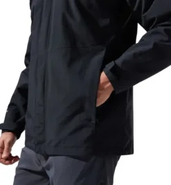 Berghaus Hillwalker InterActive kuoritakki, musta| Kuori- Ja Sadetakit