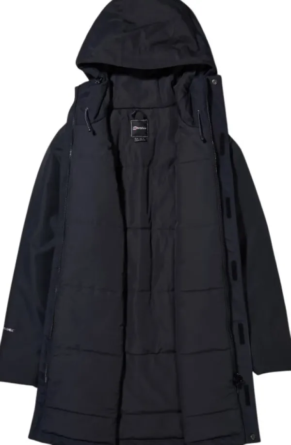 Berghaus Hinderwick Shell naisten kuoritakki, musta| Kuori- Ja Sadetakit