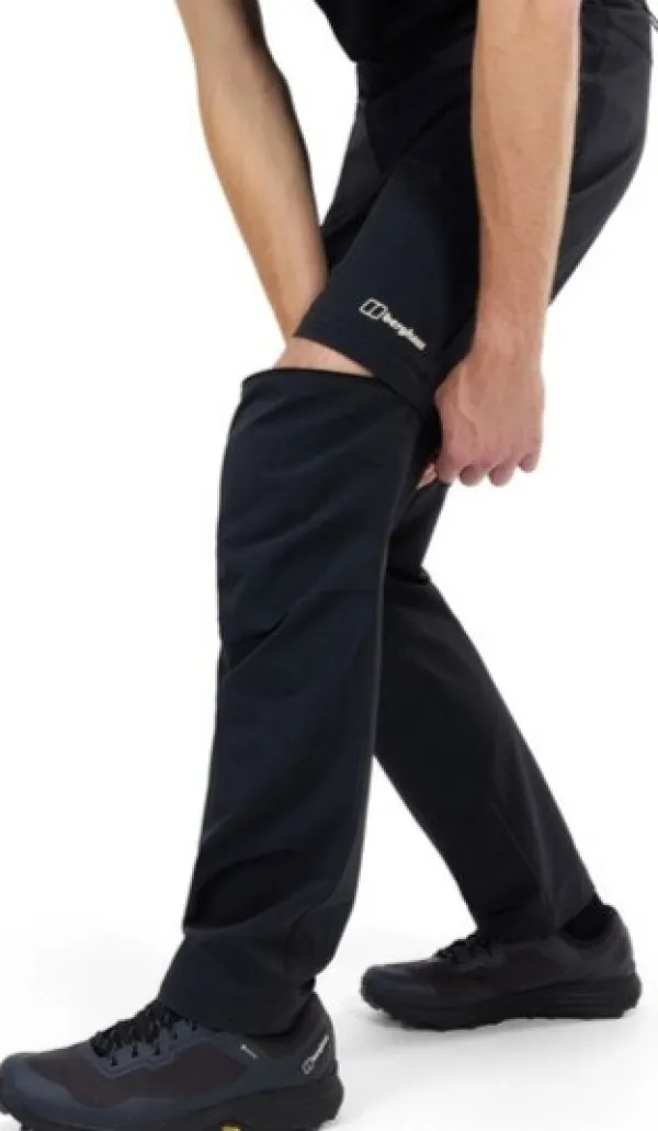 Berghaus Metsästyshousut/Softshellhousut Ja Tuulenpitävät Housut^Ms Trail-Explorer Zip Off Pant Black/Black