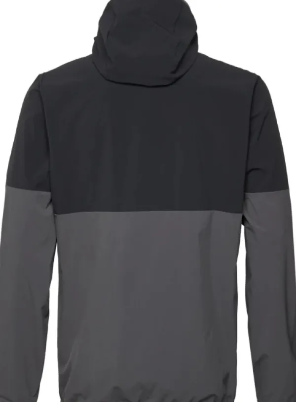 Berghaus Anorakit^Ms Wandermoor Wind Smock Jet Black/Grey Pinstripe