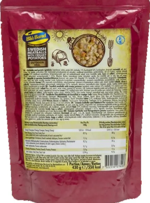 Blå Band Swedish Meatballs with creamy potatoes| Retkiruoat