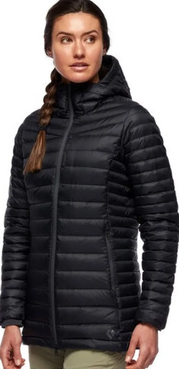 Black Diamond Untuvatakit^Access Down Parka naisten untuvatakki, musta