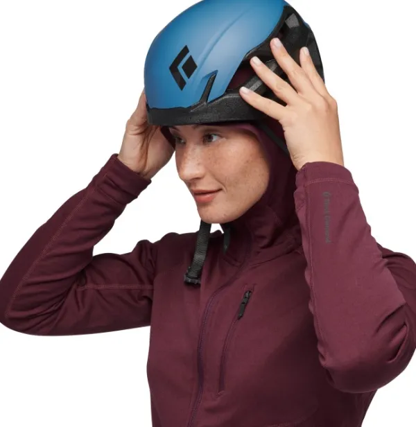 Black Diamond Coefficient Hoody naisten fleece, punavioletti| Hupparit, Fleecet Ja Välipaidat