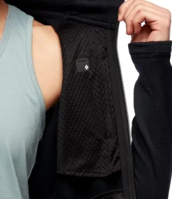 Black Diamond Hätälähettimet^Factor Hoody naisten fleecetakki, musta