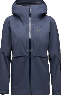 Black Diamond Factor Shell naisten takki, Charcoal| Kuori- Ja Sadetakit