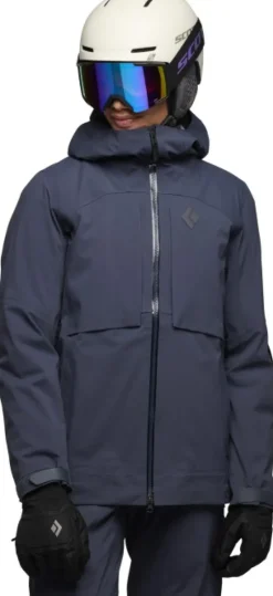 Black Diamond Factor Shell naisten takki, Charcoal| Kuori- Ja Sadetakit