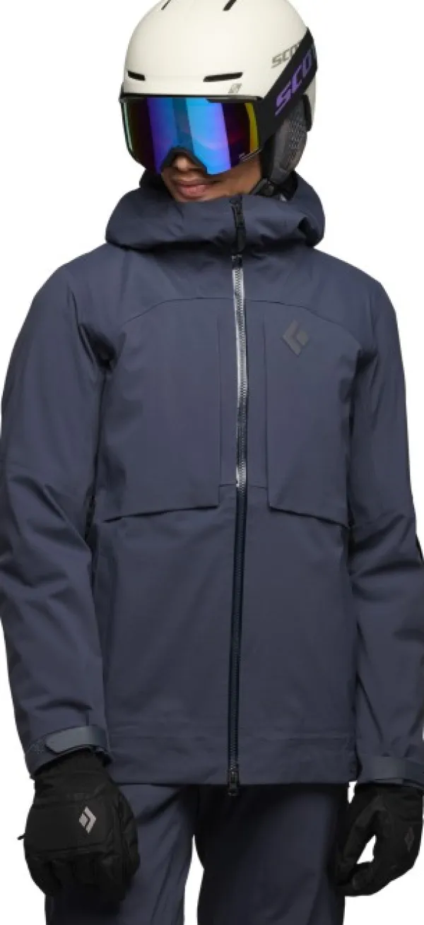 Black Diamond Factor Shell naisten takki, Charcoal| Kuori- Ja Sadetakit