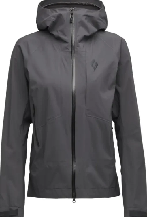 Black Diamond Sadevaatteet^Highline Stretch Shell naisten takki, Anthracite