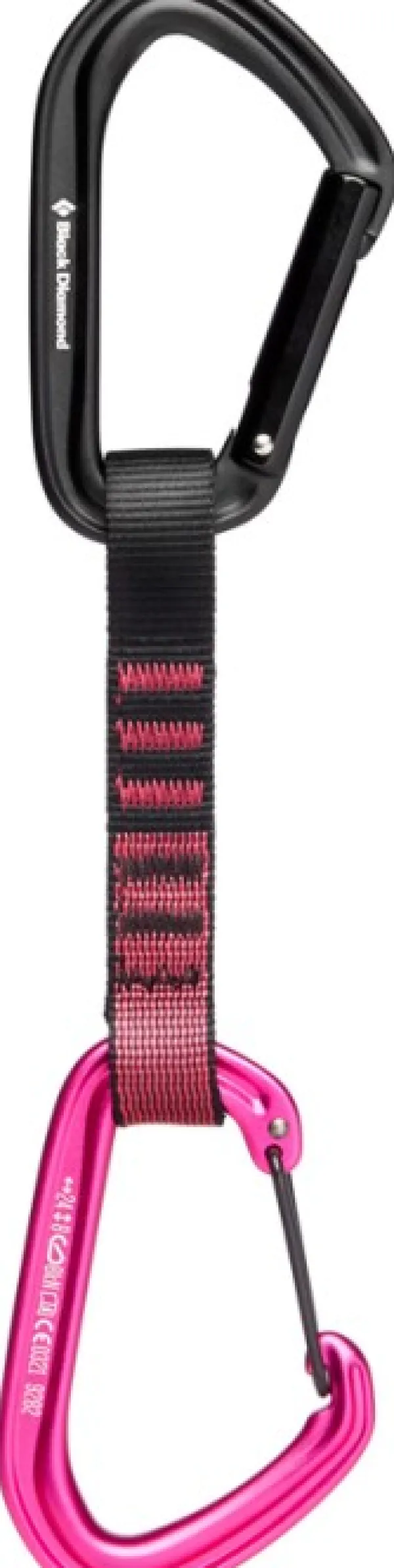 Black Diamond Hotforge Hybrid Quickdraw -kiinnike, 12 cm, pinkki| Kiipeilyvarusteet