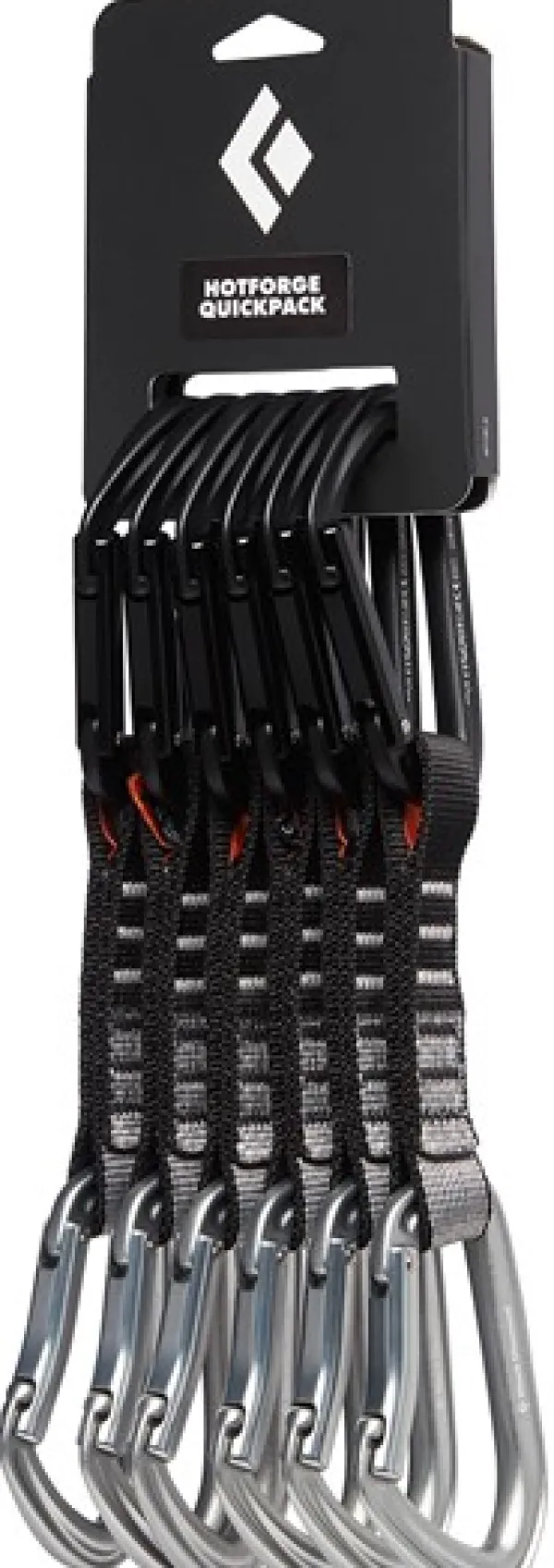 Black Diamond Hotforge Quickpack 12 cm x 6 jatkopaketti, vaalean harmaa| Kiipeilyvarusteet