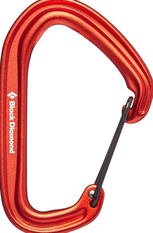 Black Diamond Reppujen Ja Laukkujen Tarvikkeet^Hotwire -karbiinihaka, punainen