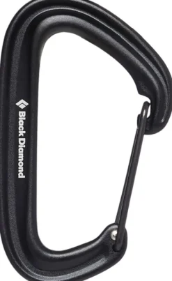 Black Diamond Litewire karabiinihaka, musta| Kiipeilyvarusteet