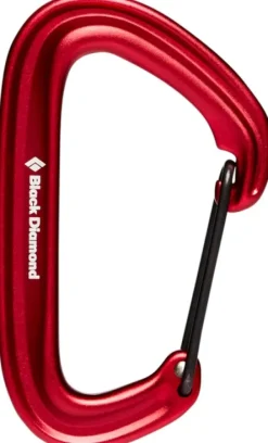 Black Diamond Litewire karabiinihaka, punainen| Kiipeilyvarusteet