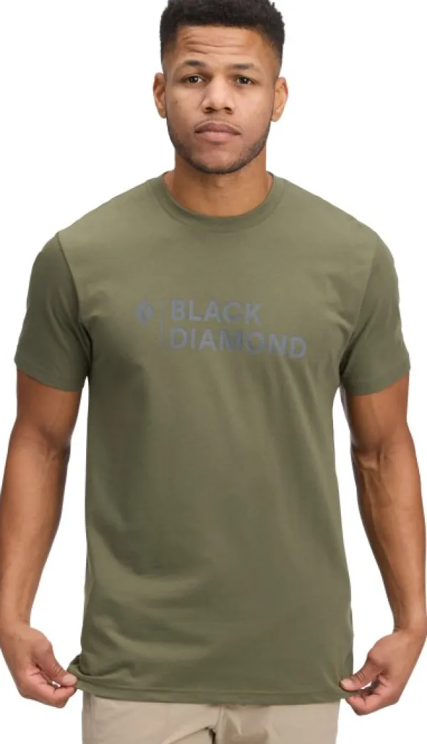 Black Diamond T-paidat Ja Pikeepaidat^M Mini Stacked SS Tee Tundra
