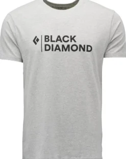 Black Diamond M Mini Stacked SS Tee Nickel Heather| T-paidat Ja Pikeepaidat