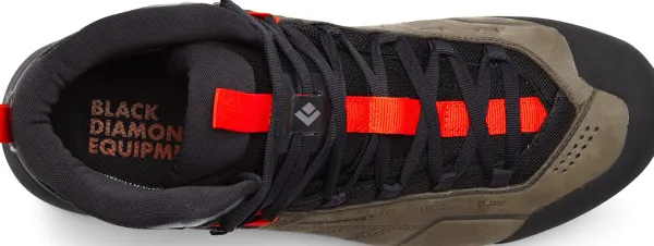 Black Diamond Mission Leather Mid WP Approach Shoes kengät, Walnuts/Octane| Ulkoilukengät