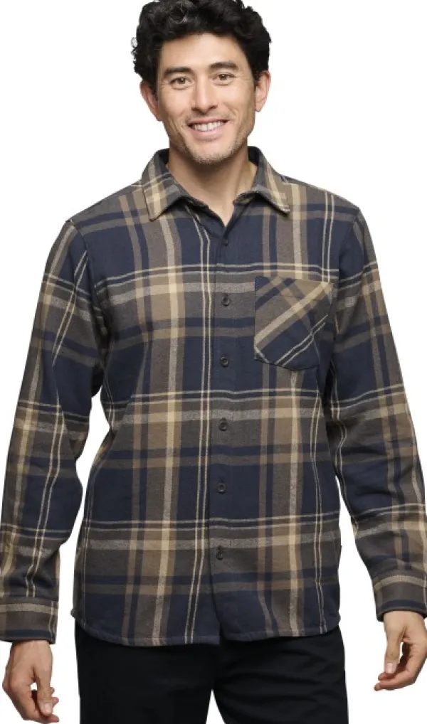 Black Diamond Flanelli- Ja Kauluspaidat^Project Flannel paita, Charcoal/Walnut Plaid